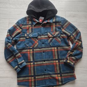 QUIKSILVER NEW Sherpa Lined Hooded Fleece Jacket